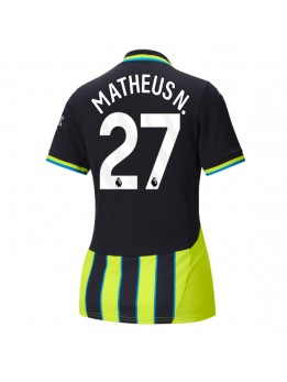 Manchester City Matheus Nunes #27 Zenski Gostujuci Dres 2024-25 Kratak Rukavima